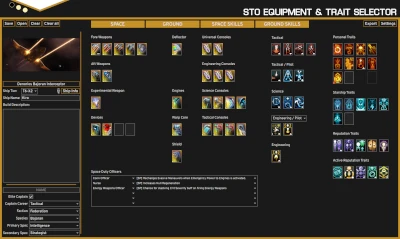 Phaser CSV build on the Denorios Bajoran Interceptor